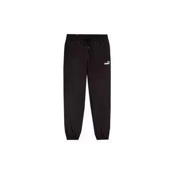 PUMA однотонные спортивные тренировочные тканые штаны-джоггеры женские, черные 682272-01 M