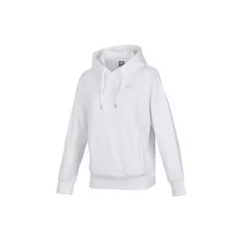 Puma Однотонный свитер с капюшоном, повседневная толстовка женская, белая 676653-02 L