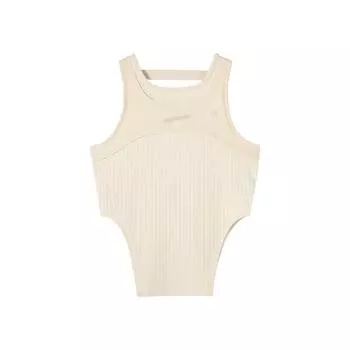 Puma Own The Spotlight Slim Fit трикотажный однотонный жилет женский топ белый 628227-87 S