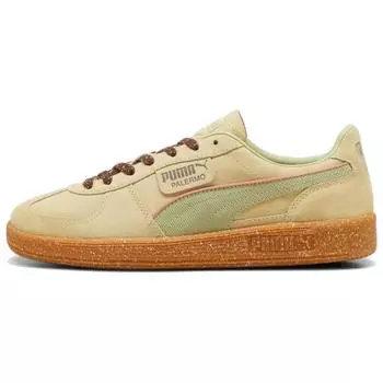 Puma Palermo Cannoli Удобные Универсальные Прочные Низкие Кеды для Скейтбординга Унисекс кеды для скейтбординга Коричневый Зеленый 398382-01 45