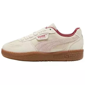 Puma Palermo Moda Lovers Pack - женские кроссовки Alpine Snow кремовые Island-Pink темно-малиновые 403267-01 38