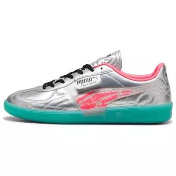 Puma Кроссовки Palermo New Gen Footy Unisex, серебристо-зеленые, 398151-01 39