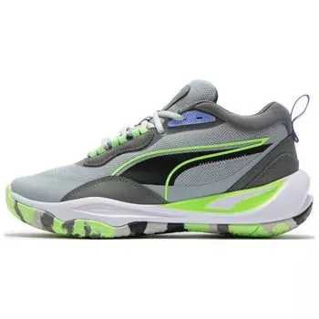 Кроссовки Puma Playmaker Pro серо-зеленые мужские 377572-17 40.5