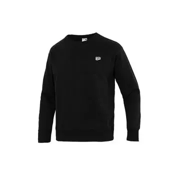 Puma Pocket Logo Sports Knit Crew Neck Sweatshirt Мужские топы Черный 533036-01 M