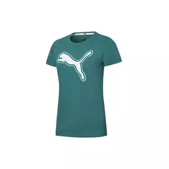 Puma Повседневная спортивная футболка женская зеленая 845871-45 L