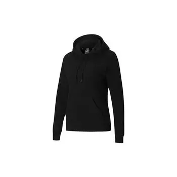 Puma Повседневная спортивная толстовка с капюшоном с длинным рукавом, женская толстовка с капюшоном, черная 585214-01 L