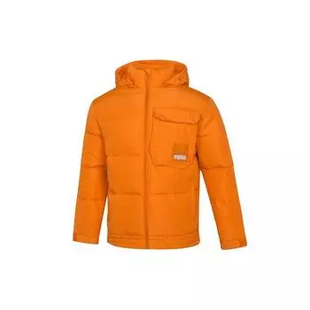 Puma Повседневная теплая мужская куртка-пуховик Верхняя одежда Оранжевый 532915-29 XL