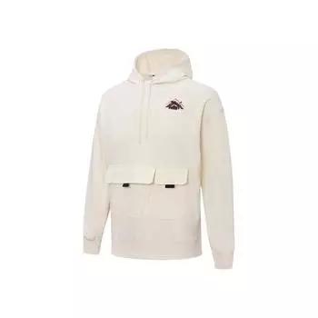 Puma Повседневная удобная однотонная толстовка с капюшоном для мужчин, белая 537392-65 S