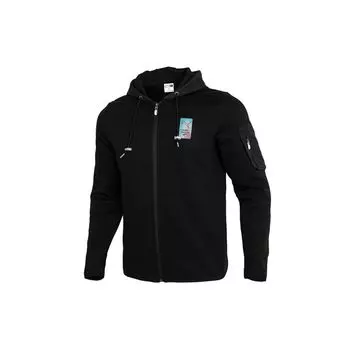 Puma Повседневная ветровка с капюшоном мужские куртки черные 531445-01 S
