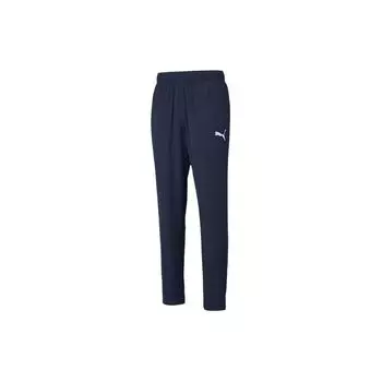 Puma Повседневные брюки с логотипом и эластичной талией, мужские, синие 588882-06 M