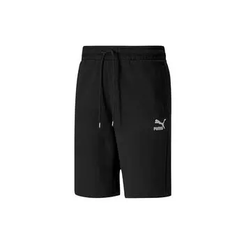 PUMA Повседневные шорты на шнуровке Мужские плавки Черные 599304-01 S
