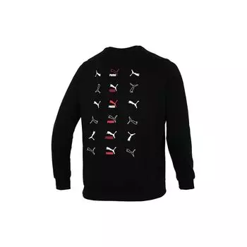 Puma Повседневный беговой спортивный пуловер с круглым вырезом, мужские топы, черный 533144-51 S