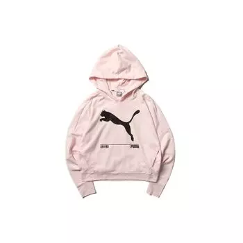 Puma Повседневный спортивный дышащий пуловер с капюшоном, женские топы, розовый 582780-17 M