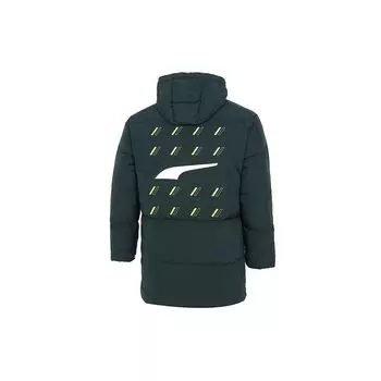 Puma повседневный теплый пуховик средней длины с капюшоном, мужская верхняя одежда, темно-зеленый 532916-80