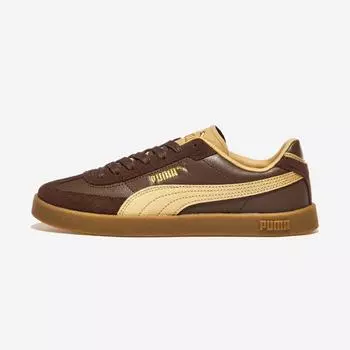 [PUMA] Puma Club II Era,PKI39744701, 1010108930,Espresso Brown-Sand Dune-PUMA Gold 245