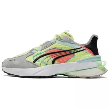 Puma PWRFRAME OP-1 Abstract Solar Yellow Мужские кроссовки Quarry Marshmallow 382649-01 37