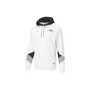 Puma Rebel Color Block Knit Hoodie Мужские топы Белый 588868-02 L