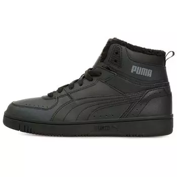 Puma Rebound Joy Fur - Кроссовки Castlerock Unisex Black 375576-04