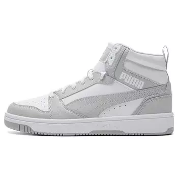 Кроссовки унисекс Puma Rebound Mid Ash Grey White 392326-05 38.5