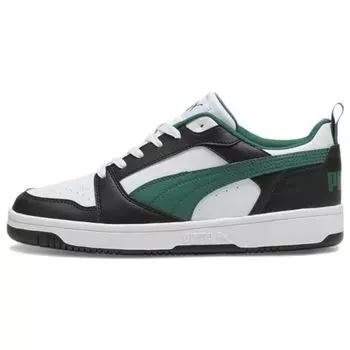 Кроссовки унисекс Puma Rebound V6 Low Black Vine белые 392328-23 36