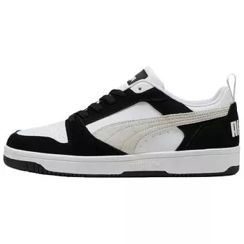 Puma Rebound V6 Low SD Черно-белые мужские кроссовки 402262-01 39