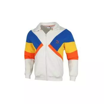 Puma Retro Block Sherpa Fleece Повседневная куртка Мужская куртка Дымчато-Серая 530808-05 L