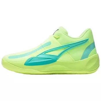 Puma Rise Nitro Fast Желтые мужские кроссовки Green Electric-Peppermint 377012-13 46