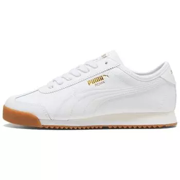 Puma Roma 68 Revival - белые кроссовки Gum Men Sneakers Warm-White 398634-01 42