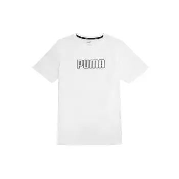 Puma Круглый вырез пуловер короткий рукав футболка мужские топы белый 671602-02 XXL