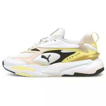 Puma RS-Fast Mix Gold White Pearl Мужские кроссовки Черный 382244-02 38.5