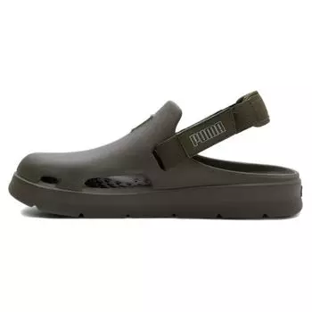 Puma Кроссовки Shibui Mule Olive Unisex Зеленые 394883-07 38