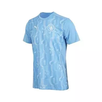 Puma Short Sleeve Tee Manchester City Pre Match Jersey Top Man City 77757821M