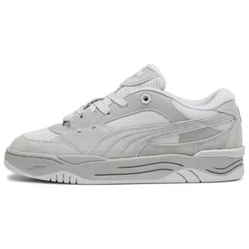 PUMA Simplified Versatile Shock-Absorbent and Wear-Standard Low-Top Shoes Unisex Sneaker Grey 394798-01 35.5