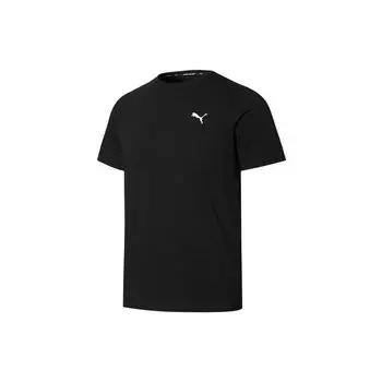 Puma Small Logo Crew Neck Sports Tee Мужские топы Черный 848723-01