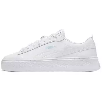 Puma Smash Platform Q4 Polka White Женские кроссовки Heather Bridal-Rose 369833-01