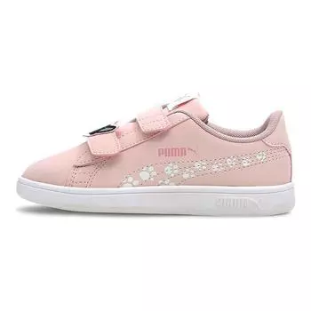 Puma Smash V2 Animals V Jr Peachskin Kids Кроссовки Розовый Vaporous-Grey 373185-02 35
