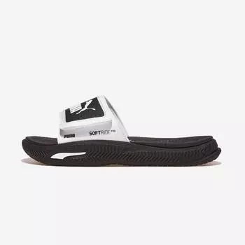 [PUMA] SOFT RIDE PRO SLIDE 24 V,PKI39543102, 1010105211,PUMA White-PUMA Black-PUMA Black 280