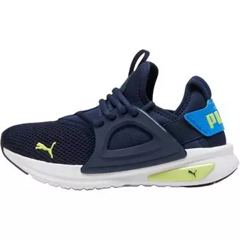 Puma Softride Enzo Evo Big Kid Navy Lime Детские кроссовки Blue Club-Navy White 387052-18 37