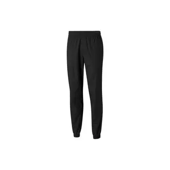 Puma Однотонные мужские джоггеры с манжетами, черные 849603-01 M