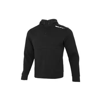 Puma Однотонная мужская толстовка с капюшоном на молнии с полузастежкой, черная 849557-01 M