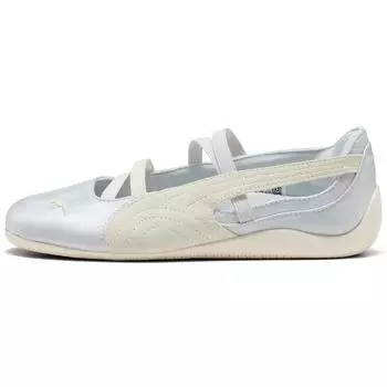 Puma Speedcat Ballet Satin Silver Mist Warm White Женские кроссовки 404383-03 37
