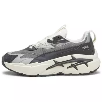 Puma Spina Nitro Tonal - темно-угольные женские кроссовки серые на плоской подошве-средне-серые 393782-04 37