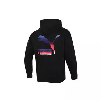 Puma Sport Casual Running Свободный пуловер с капюшоном Мужская толстовка с капюшоном Черный 534443-01 M