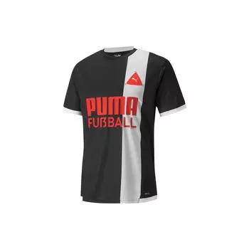 Puma Спортивная повседневная футболка с коротким рукавом унисекс Черная 657581-03 XS