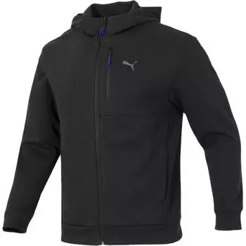 Puma Спортивная тренировочная куртка с капюшоном, модная мужская куртка, черная 684093-01 M