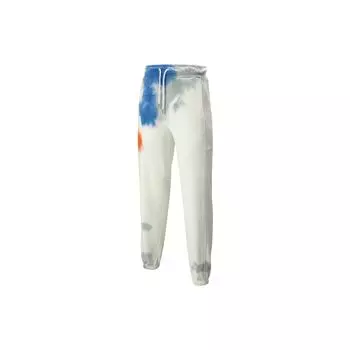 Puma Спортивные штаны Jogger с завязками на шнуровке MMQ Series Tie Dye, штаны унисекс, белые 539580-02 L