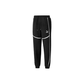 Puma Спортивные штаны Joshua Vides с принтом логотипа, удобные повседневные трикотажные брюки для бега, мужские брюки 535434-01 L