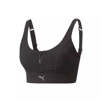 Puma Спортивный бюстгальтер Uplift Solid Logo Женское нижнее белье Черный 523264-01 M
