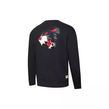 Puma Спортивный пуловер с круглым вырезом Fierce Back Print, мужские топы, черный 579096-01 M