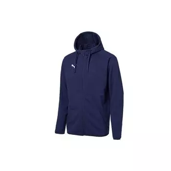 Puma Sports Casual Hooded Cardigan Sweatshirt Men Outwear Blue 655771-06 XL
